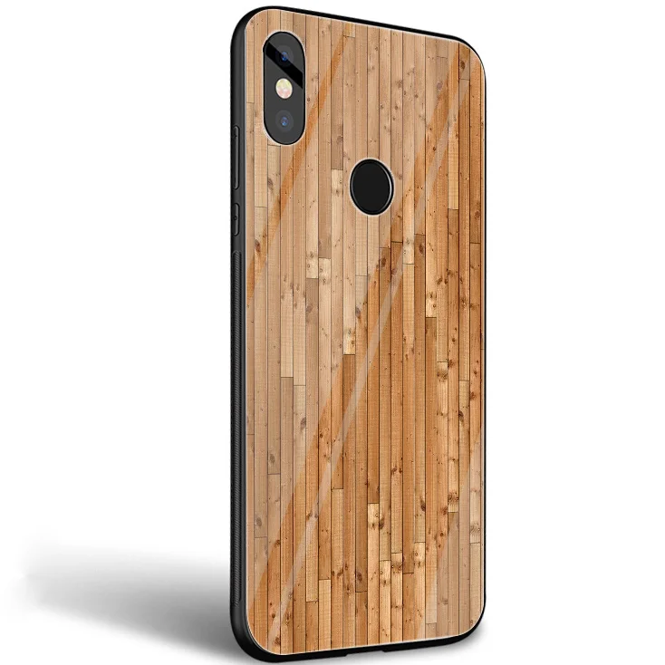 Gerleek деревянный стеклянный чехол для Xiaomi Mi 8 Lite 9 A1 A2 Redmi Note 5 6 7 Pro 6A 4X pocophone