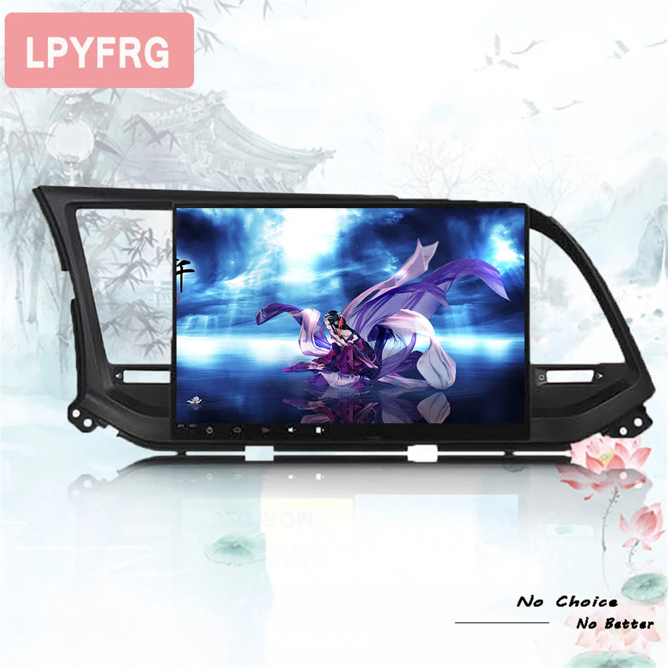 Clearance For Hyundai Elantra 2016 2018 Auto car gps navigation glonass music video pc tablet with 3/4g wifi android 9.0 octa core carplay 0