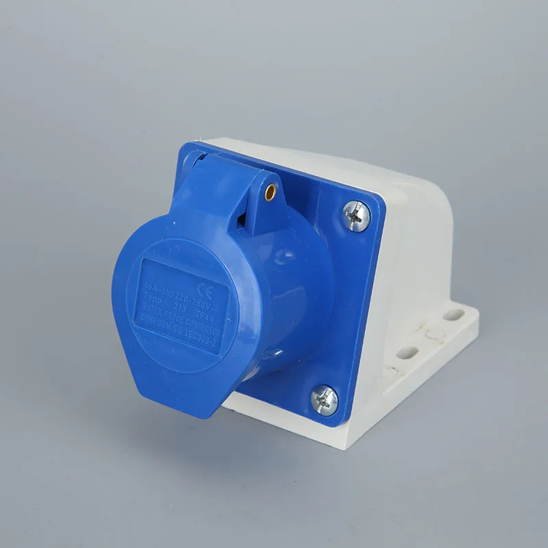 AC 220V-240V//16A IP44 2P+E IEC309-2 Single Phase Power Connector Male