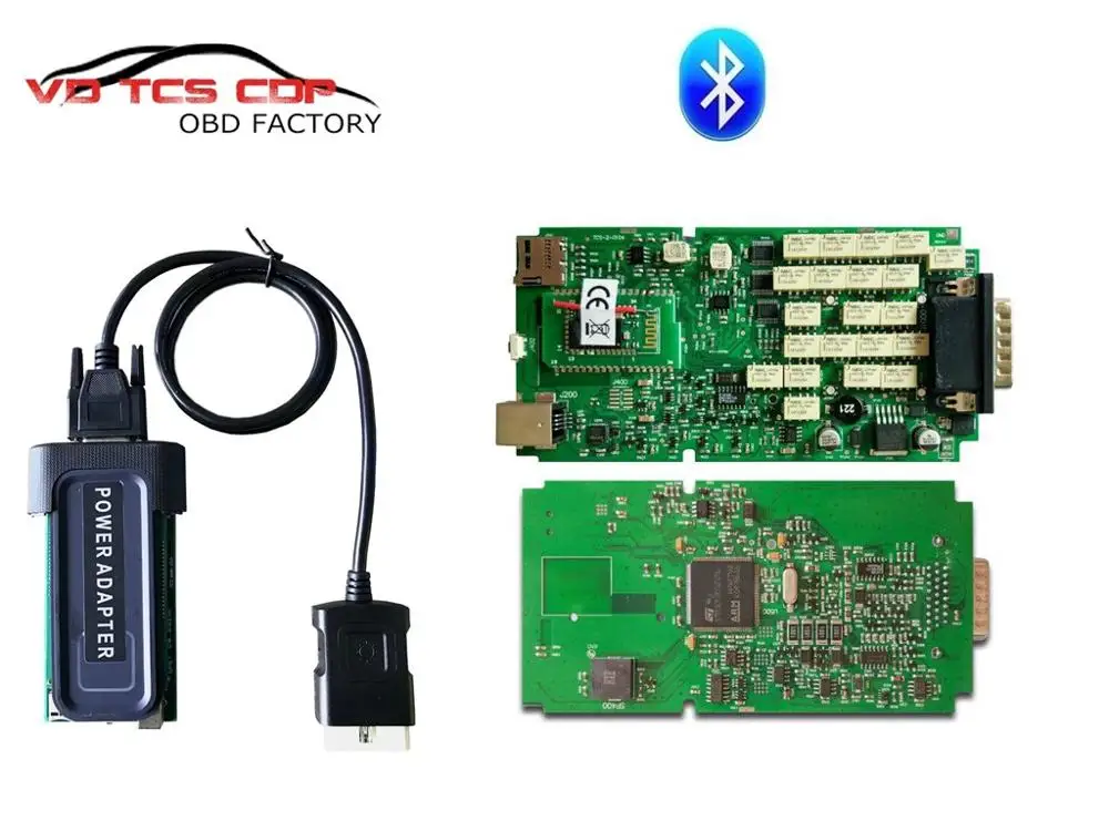 DHL, одна зеленая доска, качество VD TCS CDP Pro Plus, Bluetooth, автомобильный Грузовик, автоматический сканер, инструменты для сканирования, диагностический инструмент - Цвет: Bluetooth