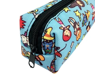 Милые уголовного Пенал школьный Kawaii Мультфильм Pencilcase для мальчиков и девочек большой нескольких макияж Большая ручка сумки канцелярские мешок поставки