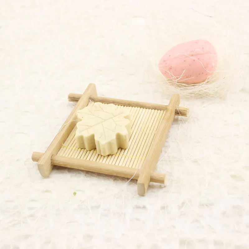 

Natural Bamboo Wood Bathroom Shower Soap Tray Dish Storage Holder Plate New for Bath Shower Plate Bathroom Caixa de sabao58