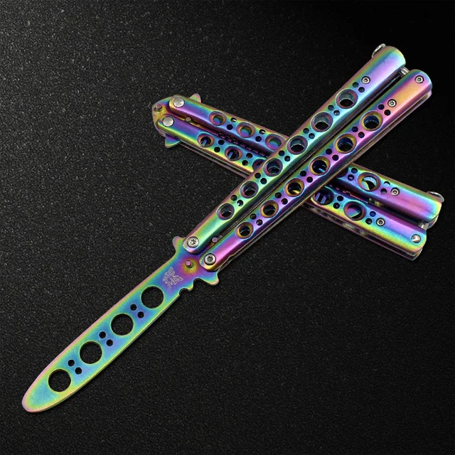 Butterfly In Knife Not Sharp Trainer Training Folding Knife Butterfly