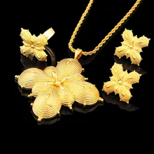 Новейший Эфиопский крест кулон/кольцо/серьги/ожерелье 22 k золотого цвета Африканский Модный свадебный хабеша ювелирные изделия подарок