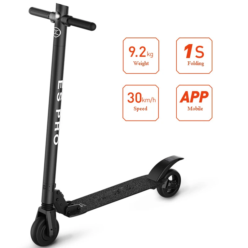 Cheap New 36V 6 inch ES Pro Folding Electric Scooter Foldable Bike Skateboard Hoverboard with front and rear suspension APP for Adults 0 Cheap New 36V 6 inch ES Pro Folding Electric Scooter Foldable Bike Skateboard Hoverboard with front and rear suspension APP for Adults 0