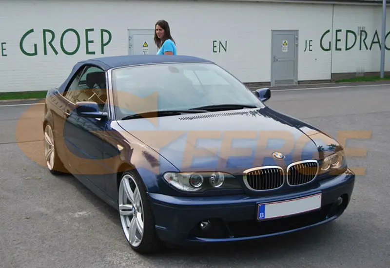 Для BMW 3 серии E46 Кабриолет купе кабрио 2004 2005 2006 LCI RF Bluetooth контроллер многоцветный RGB комплект светодиодов «глаза ангела»