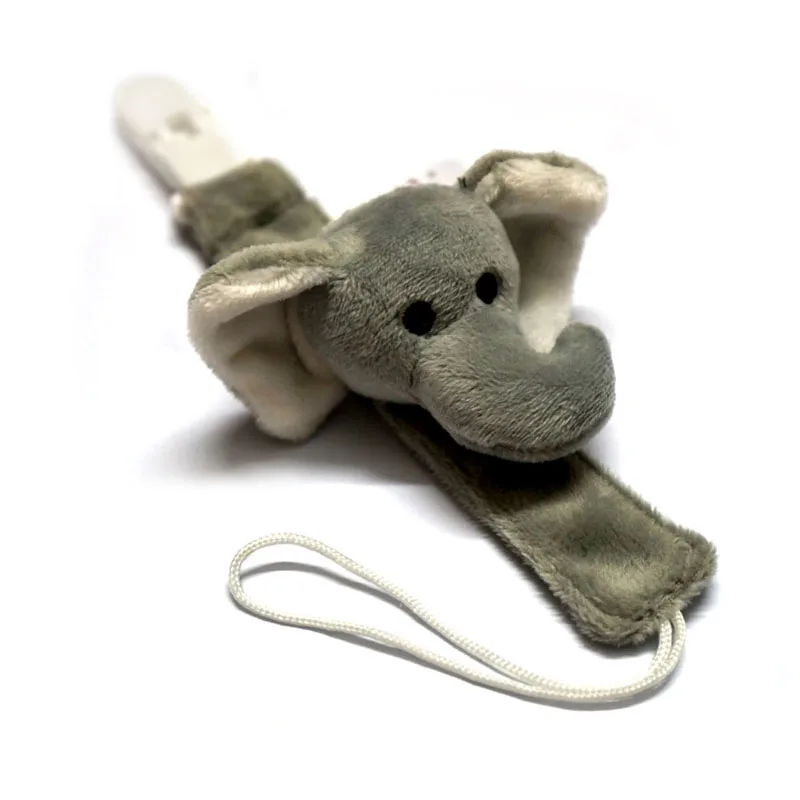 Cute Plush Baby Pacifier Holder Nipple Chain BabyTeether Chain Toy Dummy Holder Chain Pacifier Clip Pacifier Chain B0736