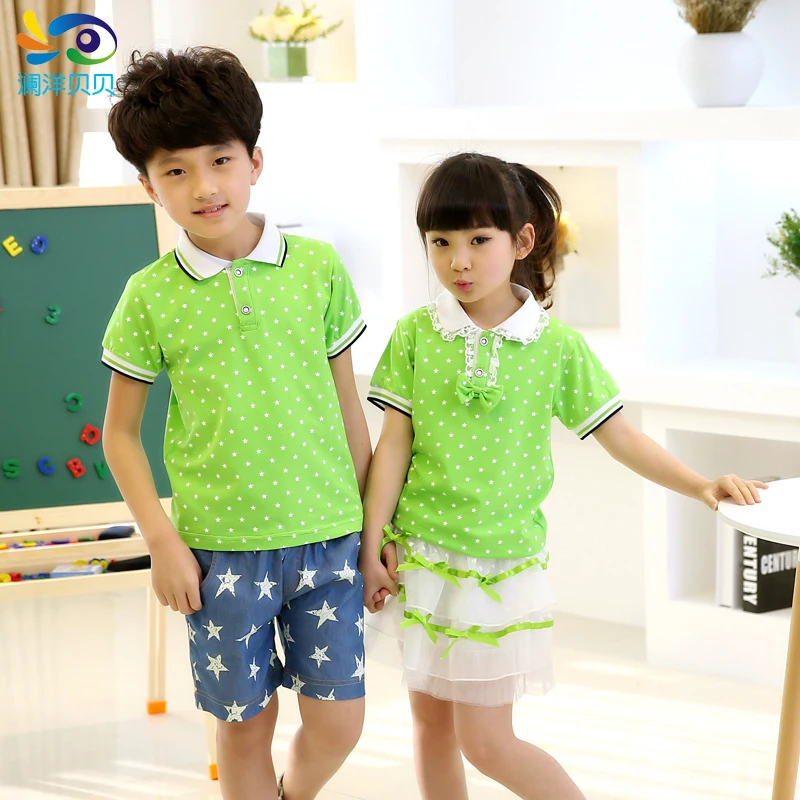 2016 Children clothing sets boys and girls summer clothes T Shirt