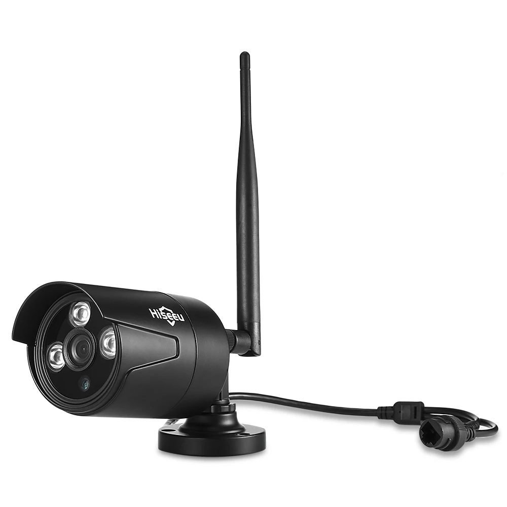 Hiseeu WNKIT 4HB611B 4CH Беспроводной CCTV 1080 P NVR комплект Открытый Wi Fi WLAN 1.3MP 960 IP Камера