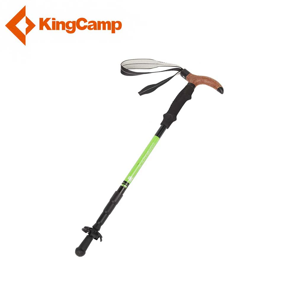 Kingcamp 4 Sección telescópica bastones ultraligero aluminio bastón