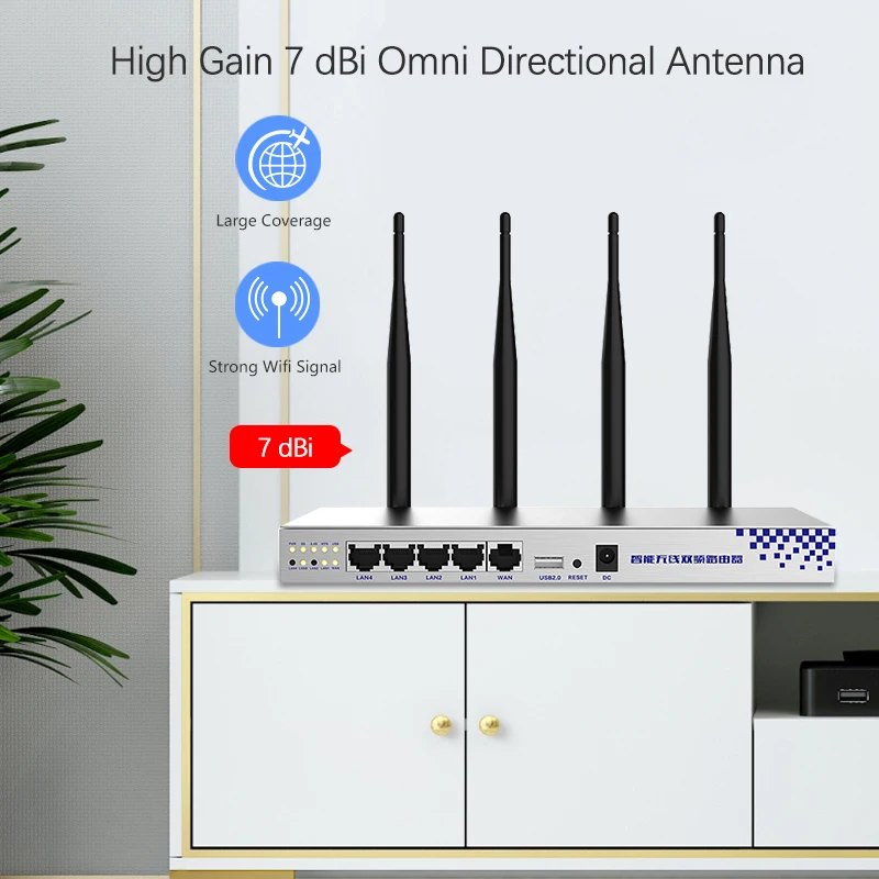 Cioswi высокоскоростной профессиональный беспроводной Wifi маршрутизатор CE FCC Сертификация точка доступа с высоким коэффициентом усиления 7dBi всенаправленная антенна