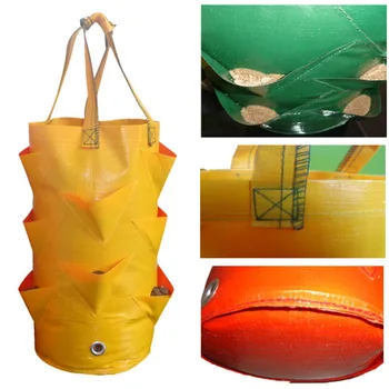 

Hanging Open Style Vegetable Planting Grow Bag Potato Strawberry Planter Bags For Growing Potatoes Outdoor Vertical Garden