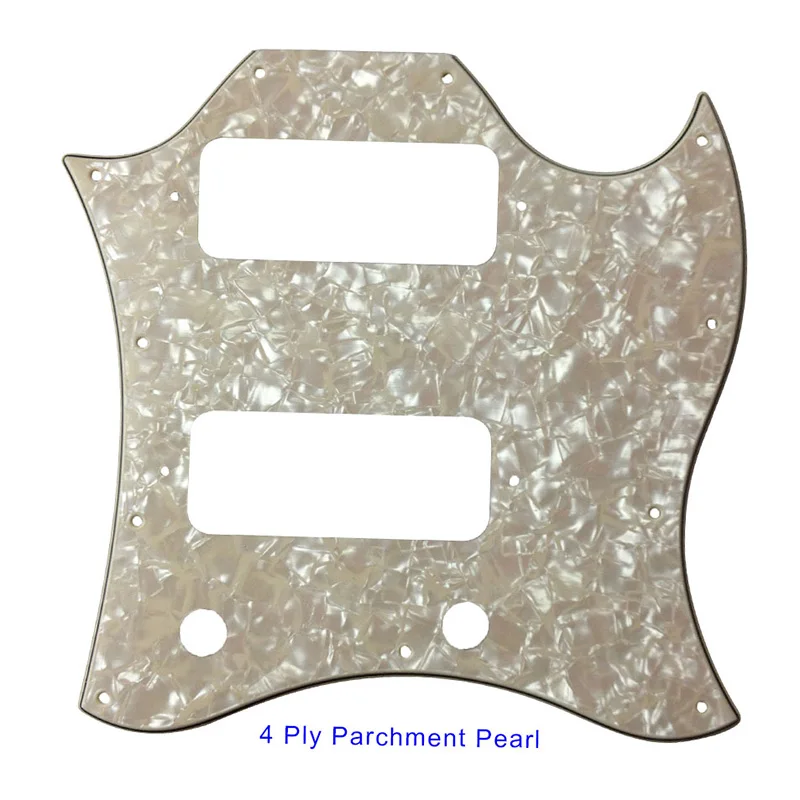 Запасные части для гитары Pleroo pickguard Gibson Standard SG Полнолицевая царапина Route P90 пикапы