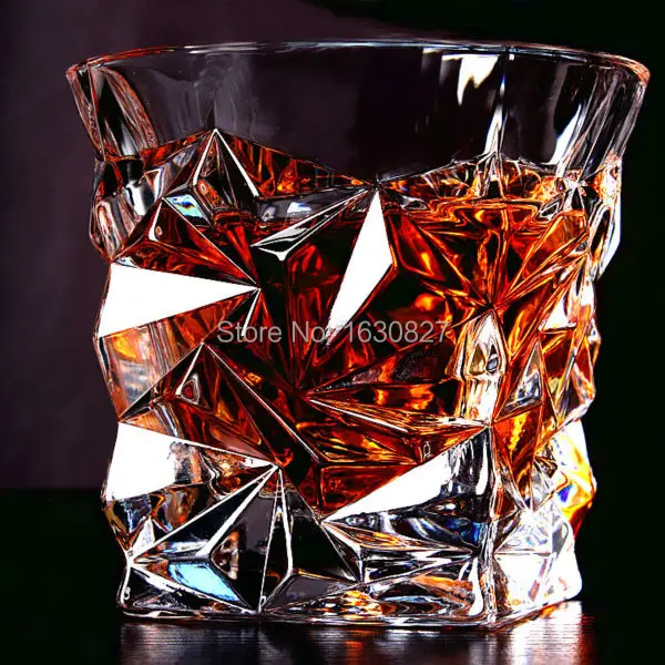 2 teile satz Platz Kristall Whisky Glas Tasse Für die Home Bar Bier Wasser und Party Hotel Hochzeit Gläser Geschenk Drop shpping Günstig