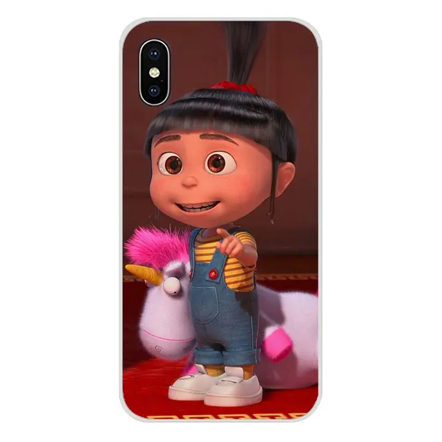 Hermosa agnes Gru, mi villano favorito cubierta de las cajas del teléfono móvil para Xiaomi mi 4 mi 5 mi 5S mi mi A1 A2 5X 6X 8 Lite SE