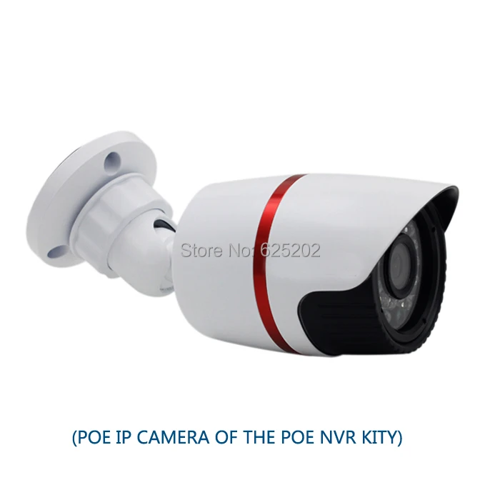 4CH 720 P 1.0MP POE Комплект ip-камеры наружная ИК камера s