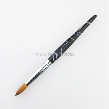 

Hot Sale! Factory Direct,SIZE 12 Nail Brush,100% Kolinsky Acrylic Nail Brush Size 08,Free Shipping