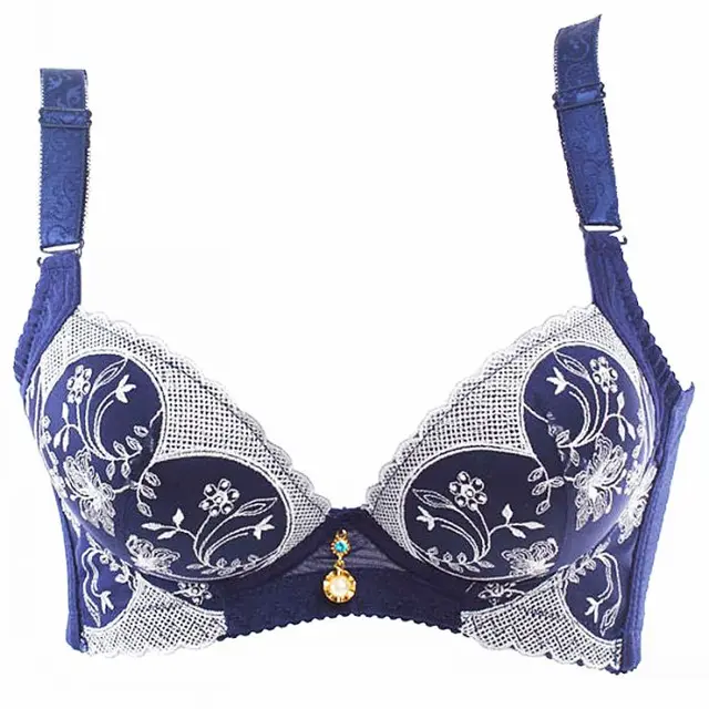 Chinese Style Push Up Bras Women Underwear Embroidery Lace Sexy