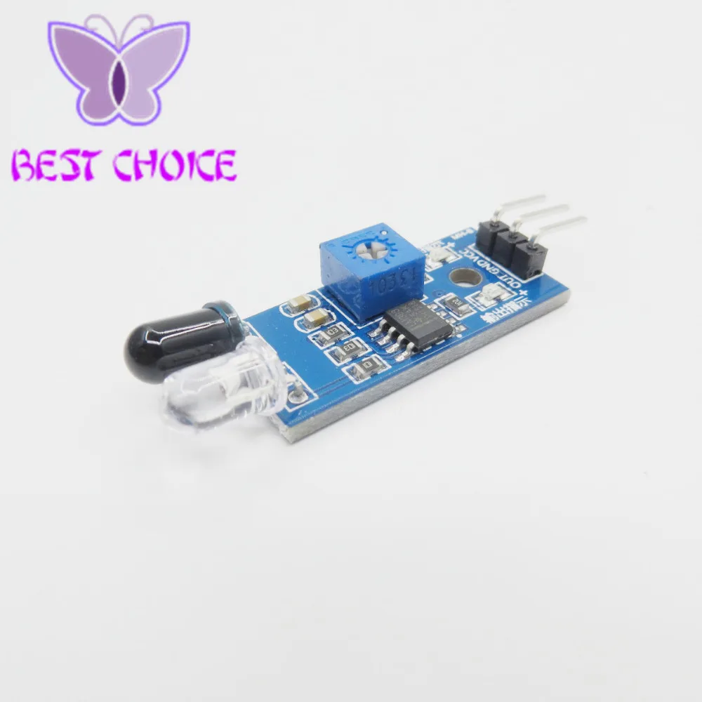 10pcs Car Obstacle avoidance Infrared Sensor module Reflective photoelectric