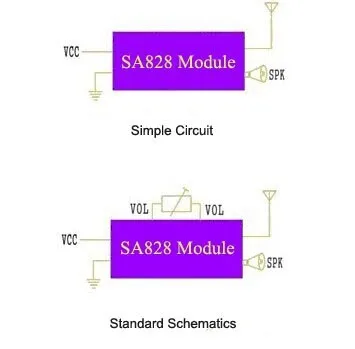 1 шт. SA828-V все-в-одном VHF частота 134 МГц~ 174 МГц 1 Вт 3-5 км встроенный модуль рации