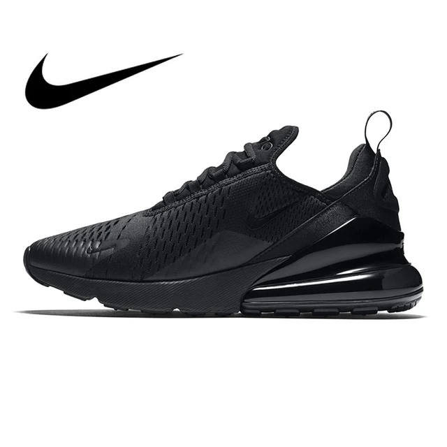 Оригинальная продукция Nike Air Max 270 Мужские дышащие кроссовки уличные спортивные удобные на шнуровке прочные беговые кроссовки AH8050