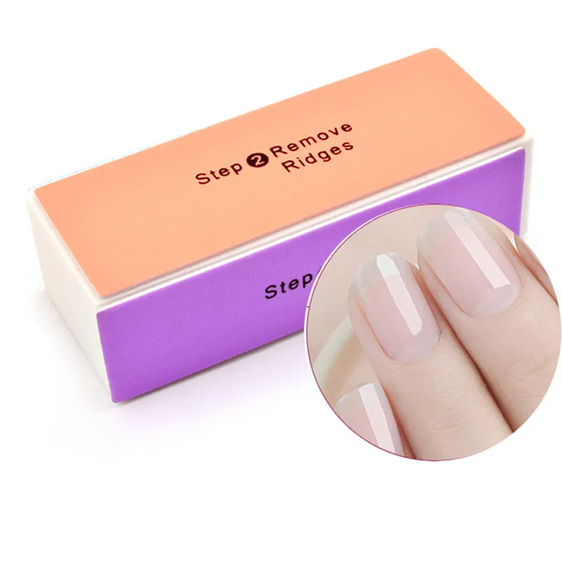 

Dropship 1pcs 9*3.5*2.5cm Colorful Mini Nail File Buffer Polishing Block Sanding Nail Art Manicure Sponge Setback Nail Art Tools