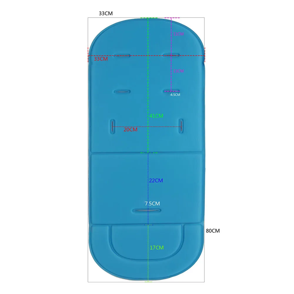 Коврик для детской коляски общая утолщенная детская коляска хлопковый коврик игрушечный стульчик для кормления подушка для детской коляски Аксессуары для коляски