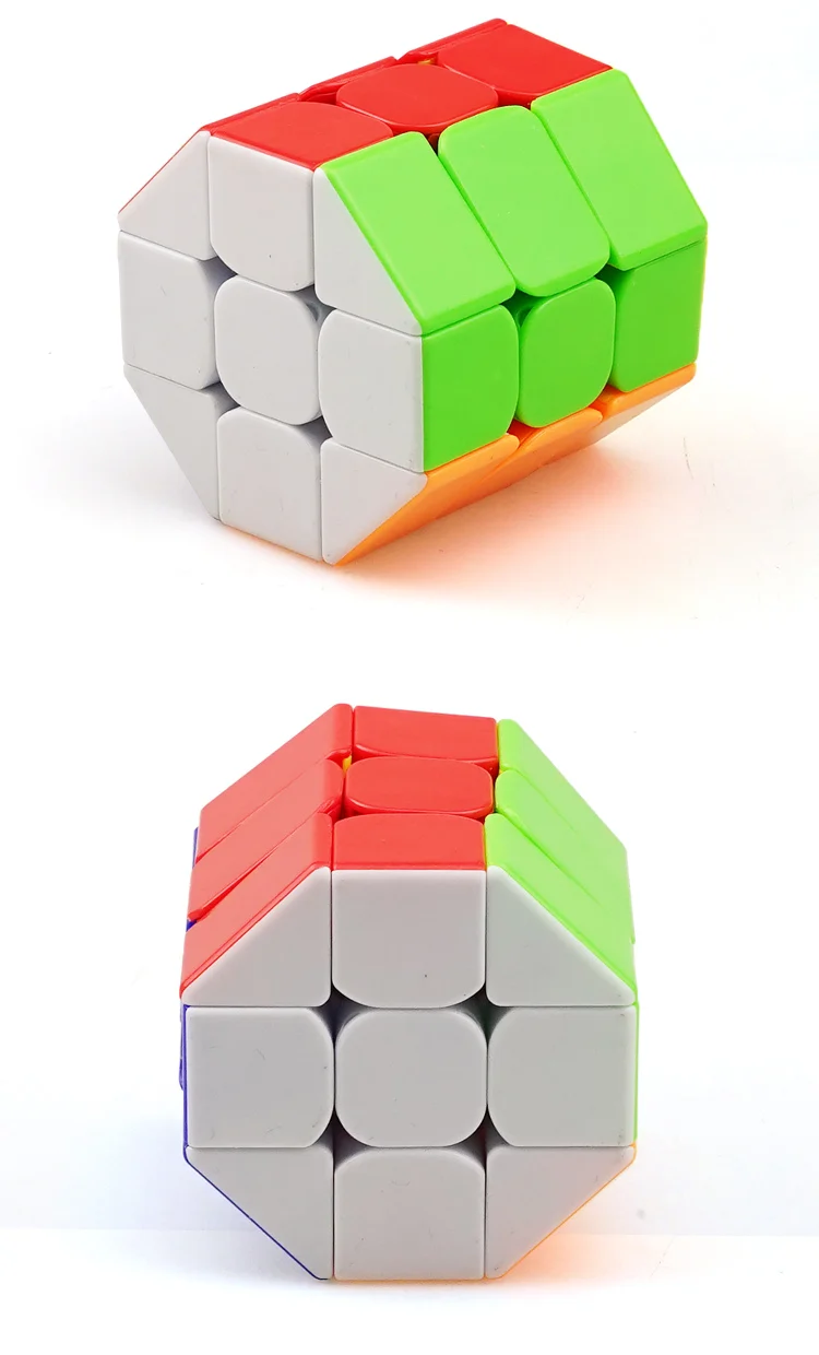 Cuber speed Heshu восьмиугольный цилиндр, волшебный куб, головоломка IQ Brain 3x3, скоростной куб, обучающий персональный детский игровой подарок, игрушки