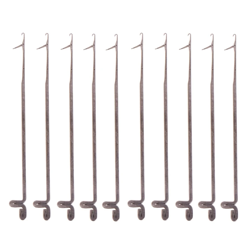 

10 Pcs Crochet Threader Beading Needles Stringing Tool DIY Jewelry Making 80mm