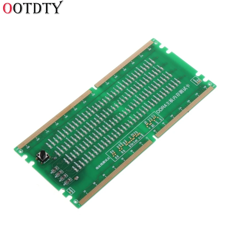 OOTDTY DDR4 Тестовая карта RAM слот для памяти светодиодный Рабочий стол материнская