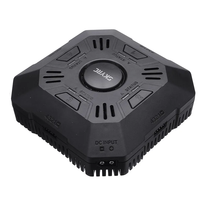 SKYRC E4Q 4*50W 4*5A DC 2-4S LED Smart Battery Balance Charger with XT60 Input
