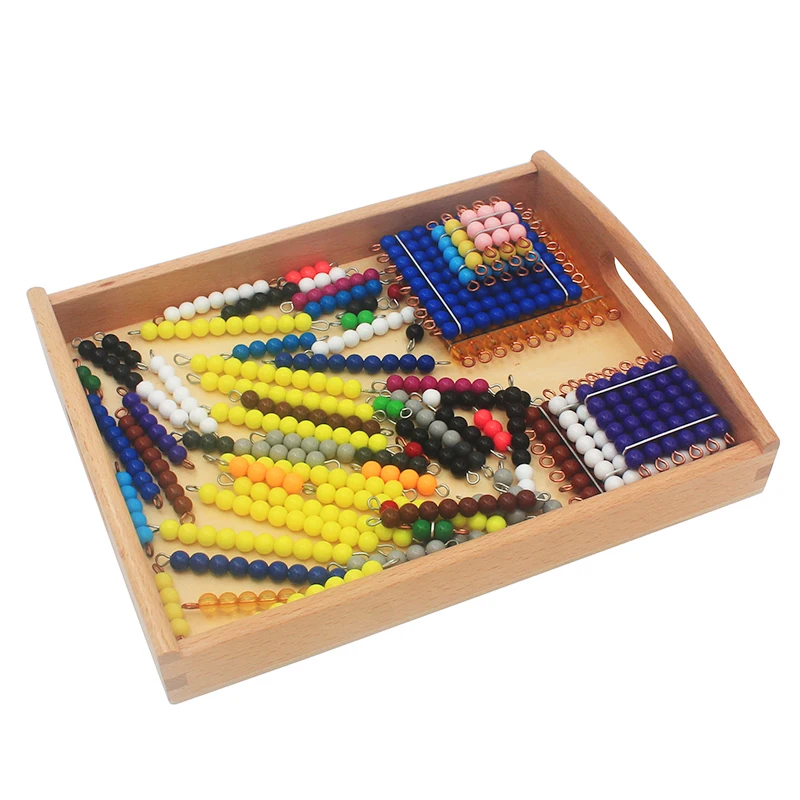 Baby Toy Montessori Materials Wooden Toy Wood Small Tray Toys for Kids Teaching Receives Pallet Early Education Preschool Toys