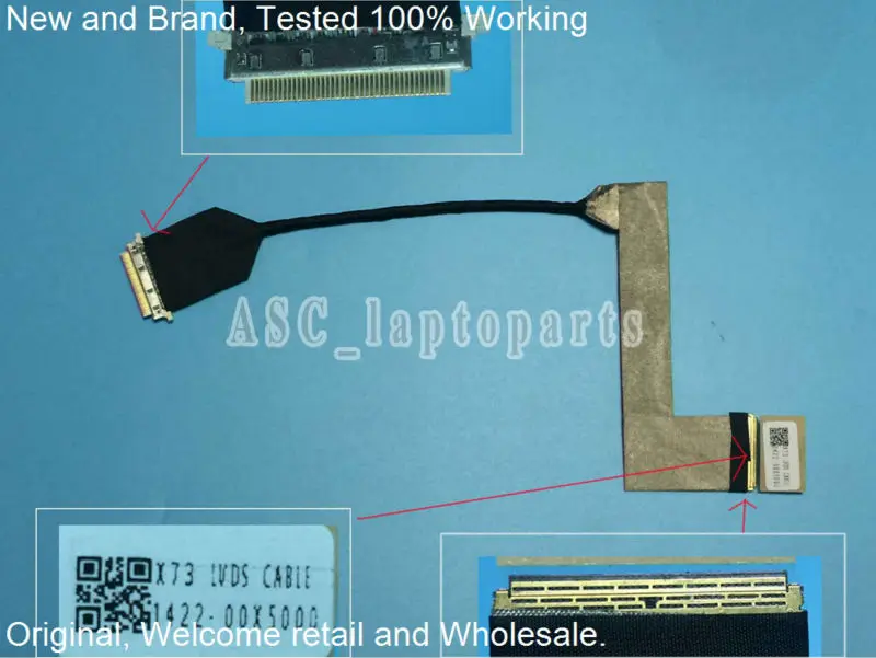 Asus A73E K73SV K73E K73A K73BY /& X73E LCD LED Video Screen Cable 1422-00X5000