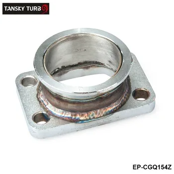 TANSKY  -Steel Adaptor for T3 4Bolt to 2.5" V-Band Flange fits For Toyota Acura Honda BMW EP-CGQ154Z