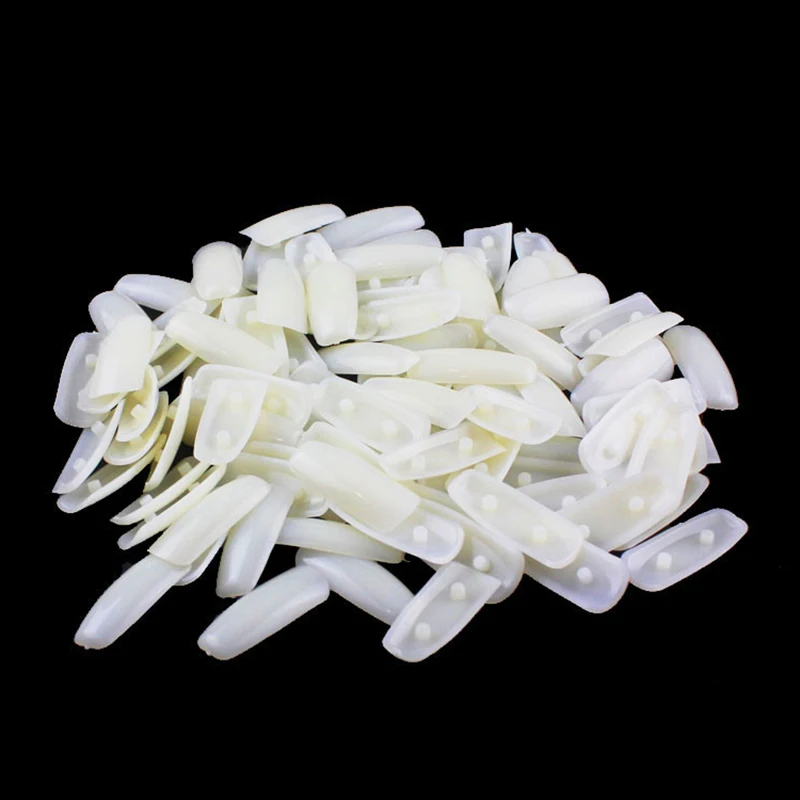 

Shellhard 100pcs Plastic Full False Nail Tips Fashion Nail Art Removable Practice Tips For Training Display Stand Holder Tools