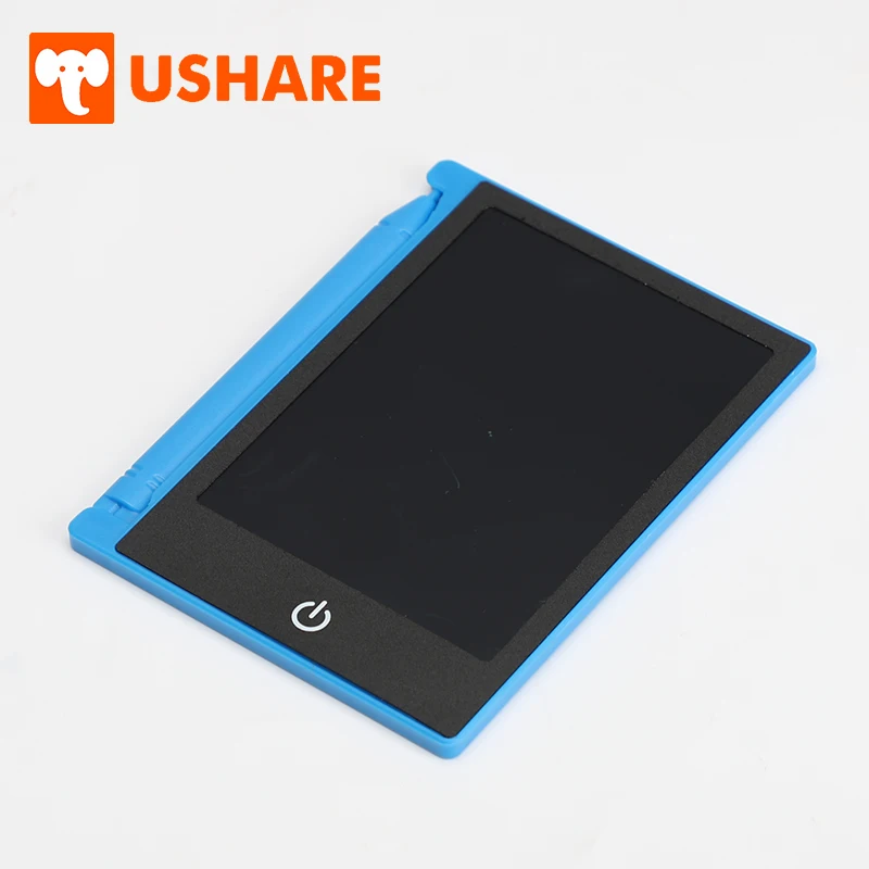 USHARE электрическая доска для записей детская 4 дюймов ЖК планшет рисования детей