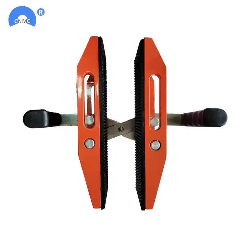 Double Handed stone slab clamp pair granite scissor lifting tool