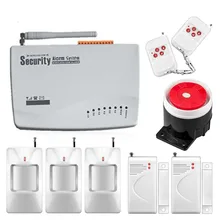 Freeship 10A Gsm Sistema de Alarma, Sistema de Alarma gsm Inalámbrico PIR Seguridad Para El Hogar Sistema de Alarma Antirrobo Sintonizador de marca Auto inteligente alarma