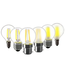 E14 / E27 / B22 Светодиодная лампа 220В G45 теплый белый скраб Винтаж люстра 2W 4W 6W Светодиодная
