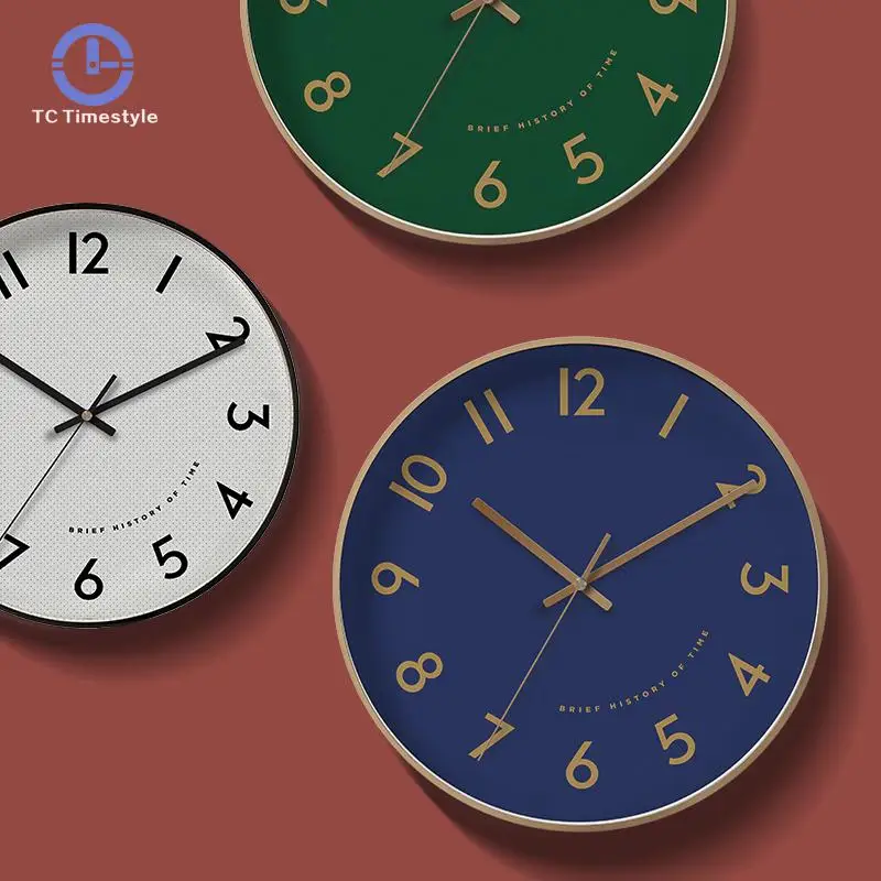 

Creative Wall Clock Modern Minimalist Living Room Fashion Restaurant Bedroom Quartz Wall Clocks Mute Electronic Watches