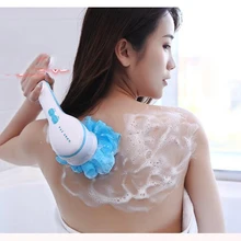 Щетка для ванной веревка простая ручка подвесная щетка для ванной втирает назад для мытья ванной инструменты персональное устройство для ухода Электрический Массажное приспособление для ванны