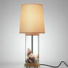 Простые современные Настольные лампы модельер лампа прикроватная теплые Американский белье защитное стекло настольная лампа lu71121-Ю. М