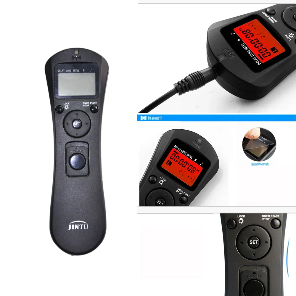 ЖК Интервалометр USPS JINTU S2 для Sony A58 A7 A7R A3000 A6000 HX300|timer remote|for sony a58remote timer |