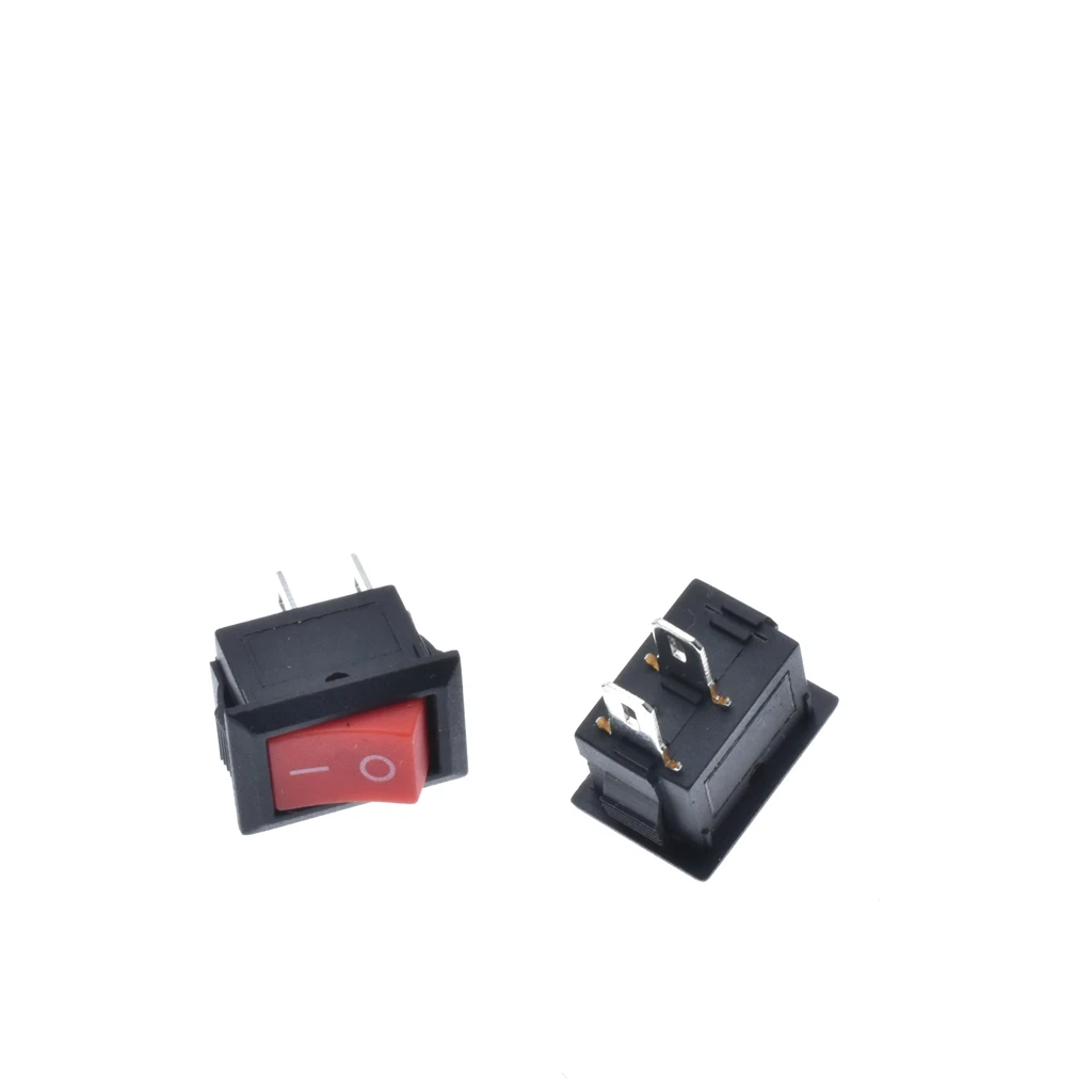 100 шт. 10*15 мм KCD11 3A/250V 2Pin ВКЛ./ВЫКЛ. Белый мини кулисный переключатель для лодки