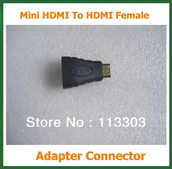 

3pcs Adapter HDMI (Type A) Female to Mini HDMI (Type C) Male Extend Adapter Connector