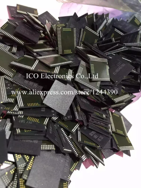 Новинка для Samsung S6 G920G eMMC 32 ГБ NAND флэш-память IC чип KLUBG4G1BD-E0B1 | Электронные