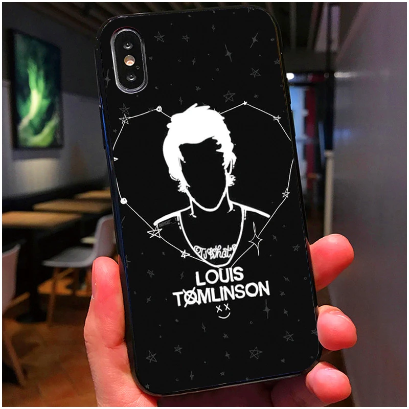 FATPERSON One Direction Louis Tomlinson MISS YOU art design Phone case cover For iphone X 10 8 7 Plus SE 5 5S 6S 6 Plus