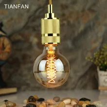 Tianfan G95 Винтаж декоративная лампа накаливания E27 220 V 40 W Ретро Стиль традиционная винтовая Вольфрам накаливания в форме шара лампочка