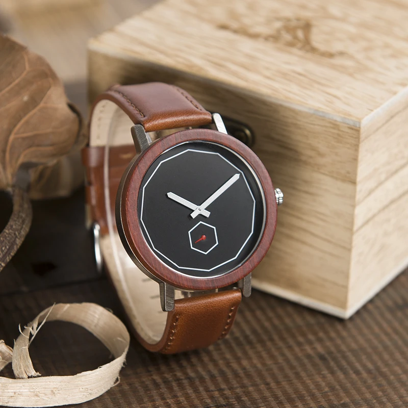 BOBO BIRD Watches Men Women Cool Metal Wood Timepieces Japan Movement Quartz Watches Gift Box Accept Logo Drop Shipping