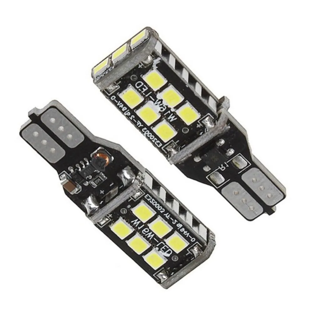 T15 W16W светодиодный обратный Светильник лампы 920 921 912 С CAN-BUS 4014 15SMD светодиодный использования парковочной светильник DC12V белый янтарь красного и желтого цветов